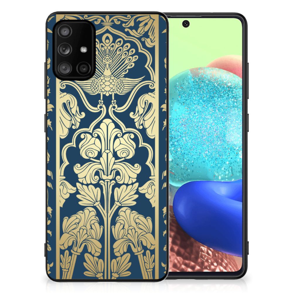 Samsung Galaxy A71 Bloemen Hoesje Beige Flowers