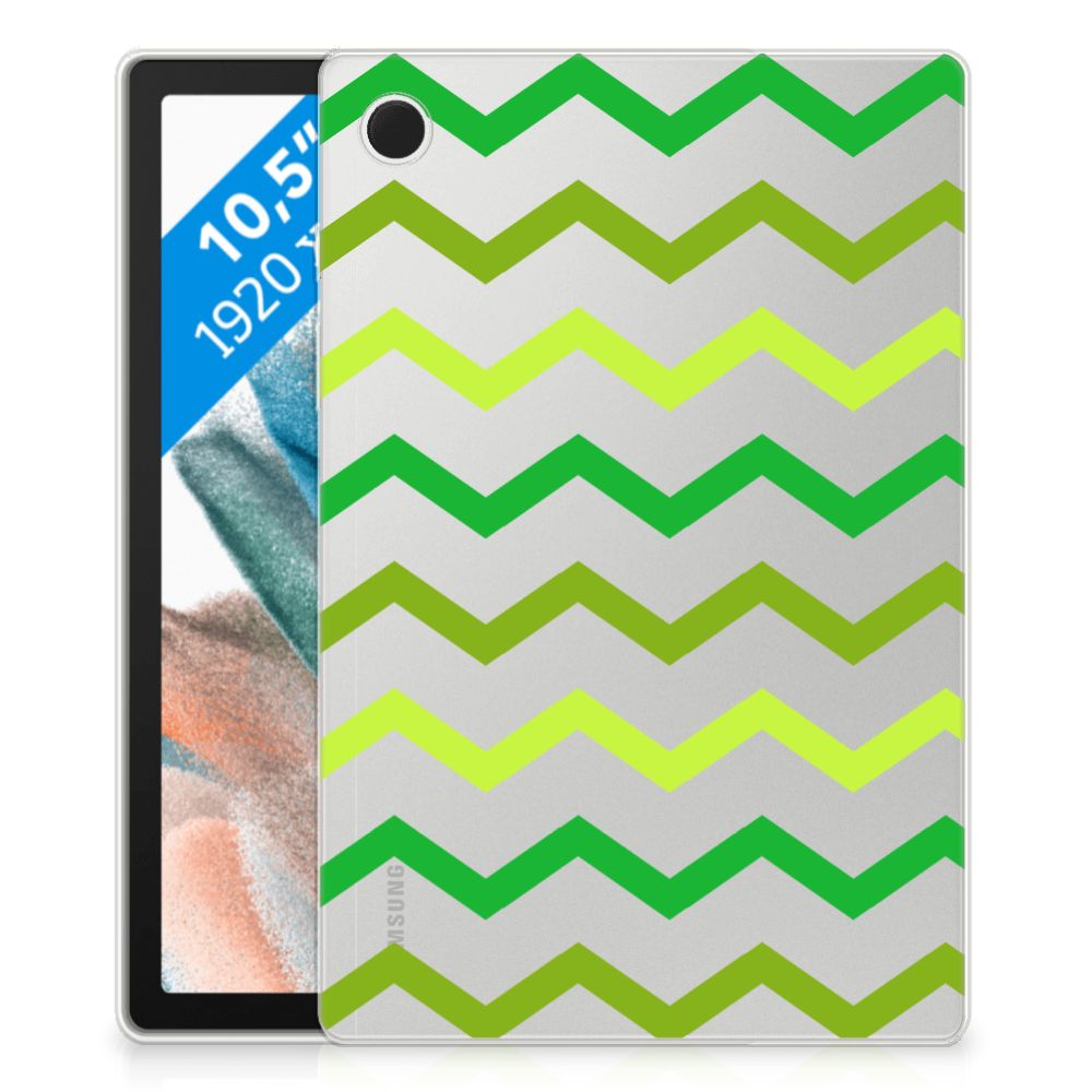 Samsung Galaxy Tab A8 2021/2022 Hippe Hoes Zigzag Groen - B2C Telecom