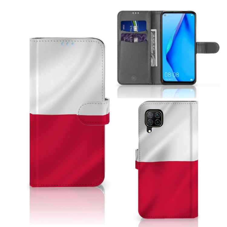 Huawei P40 Lite Bookstyle Case Polen
