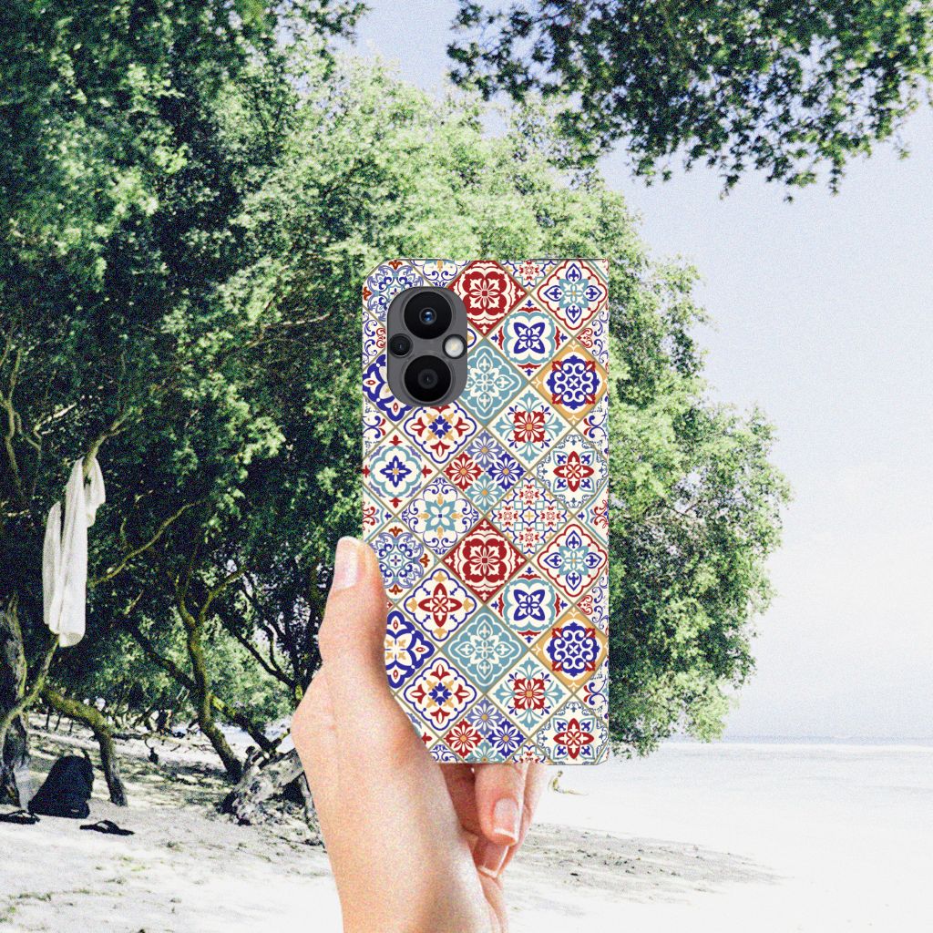 OPPO Reno8 Lite Standcase Tiles Color - B2C Telecom