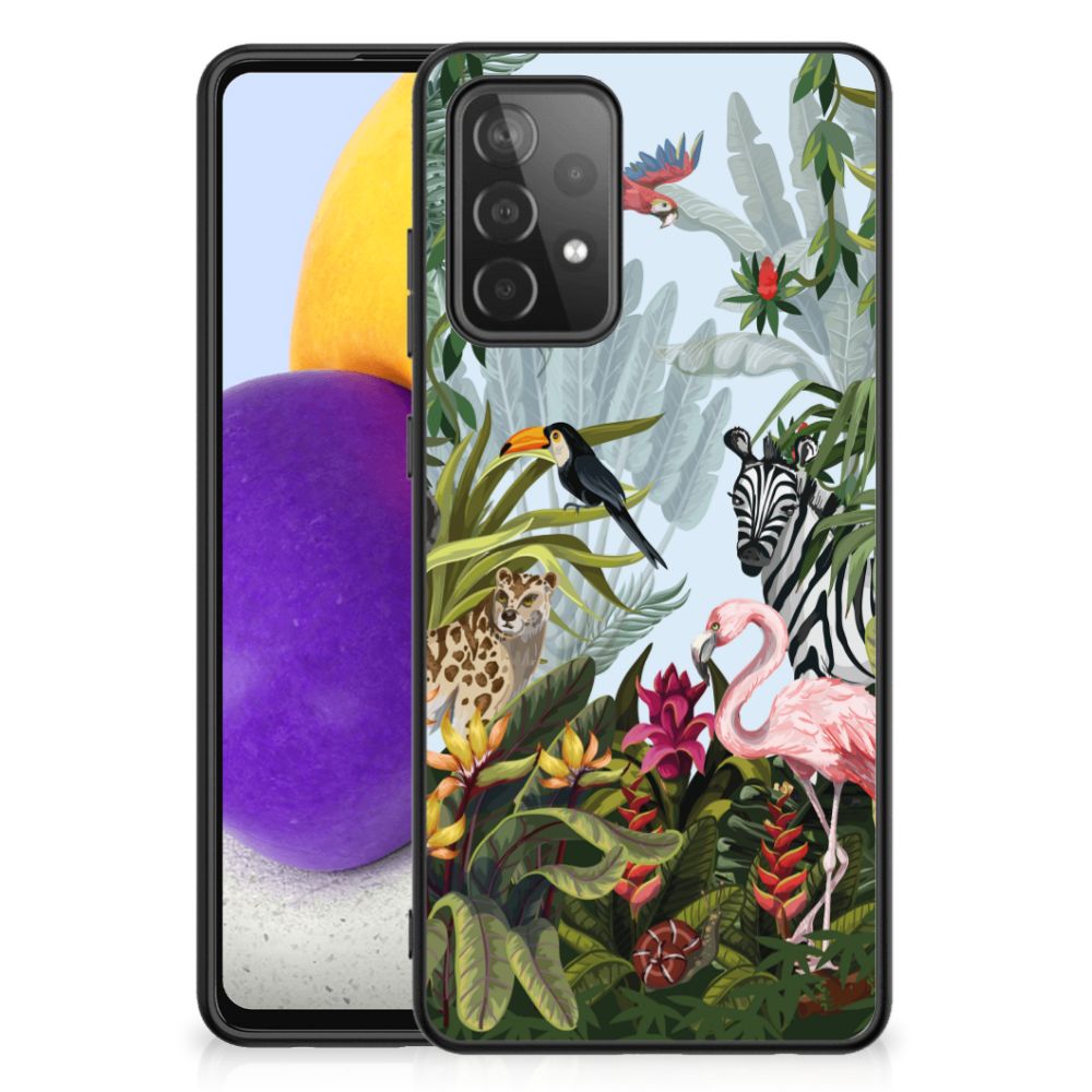 Dierenprint Telefoonhoesje voor Samsung Galaxy A72 (5G/4G) Jungle B2C Telecom