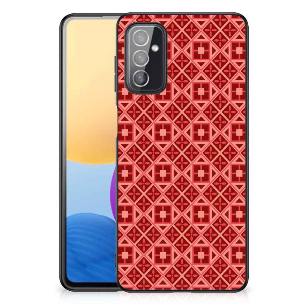 Samsung Galaxy M52 Back Case Batik Rood