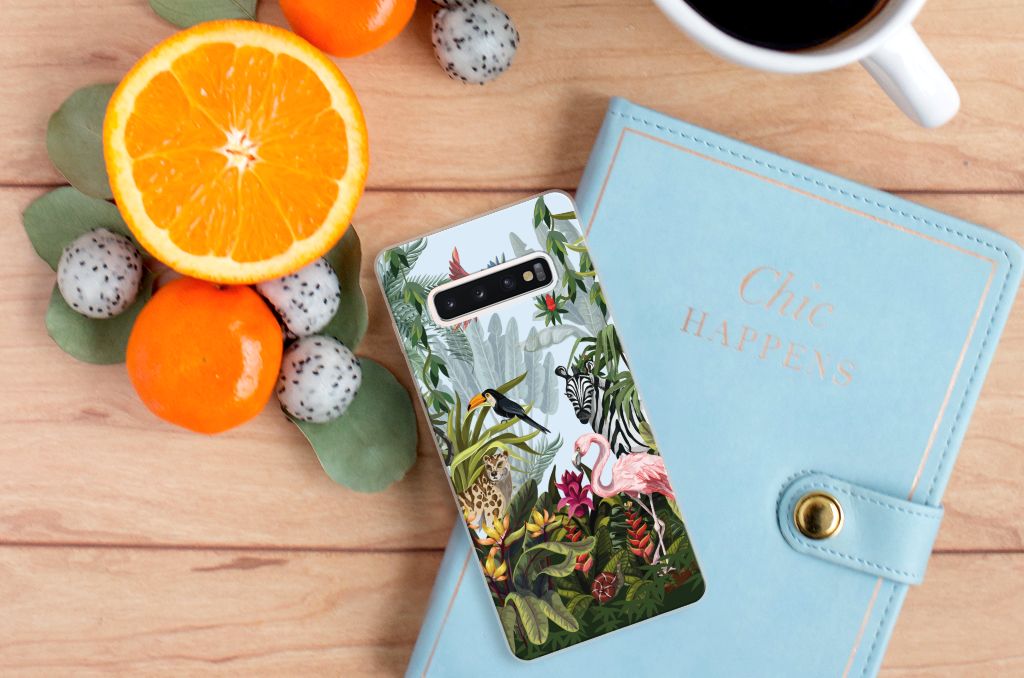 TPU Hoesje voor Samsung Galaxy S10 Plus Jungle B2C Telecom