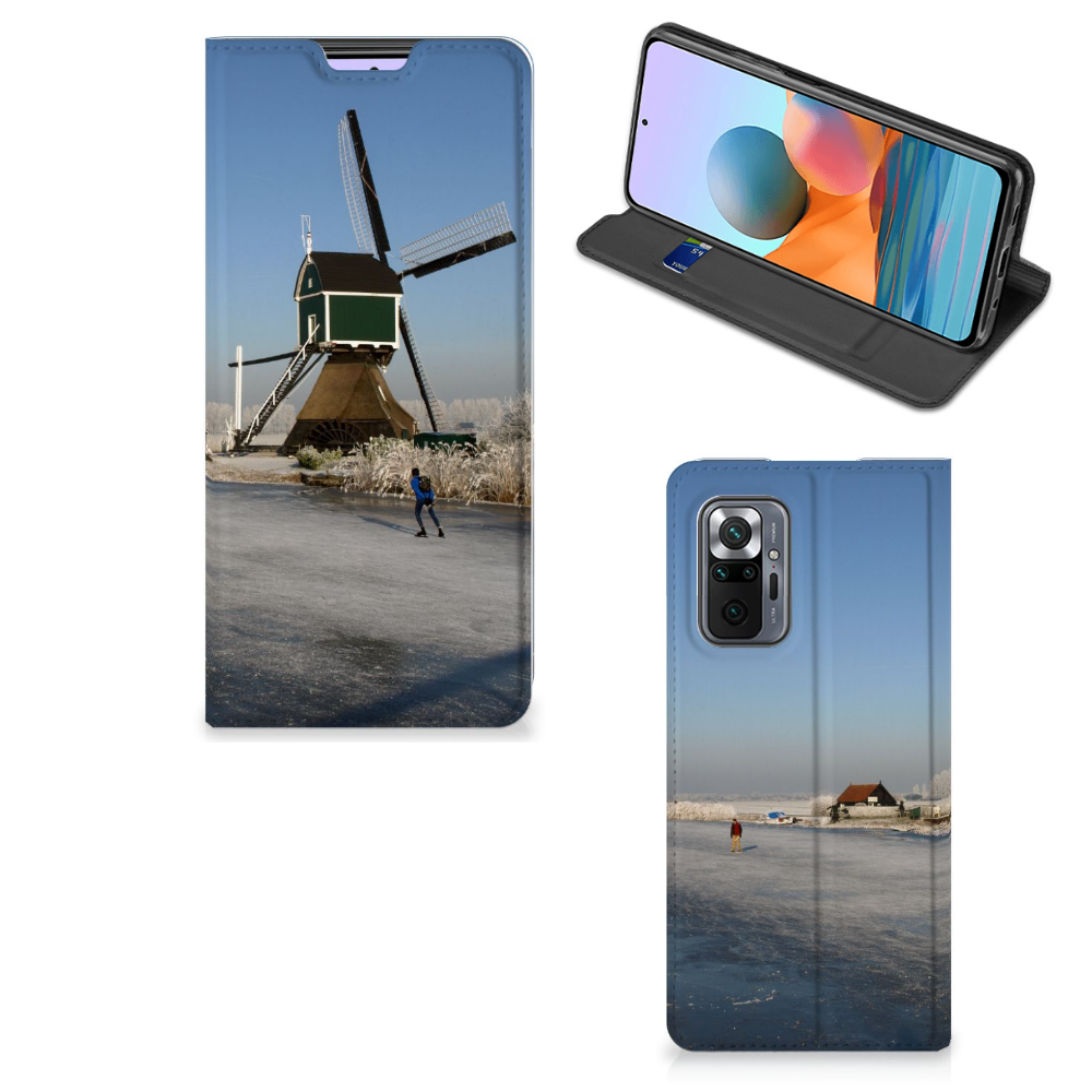 Xiaomi Redmi Note 10 Pro Book Cover Schaatsers - B2C Telecom