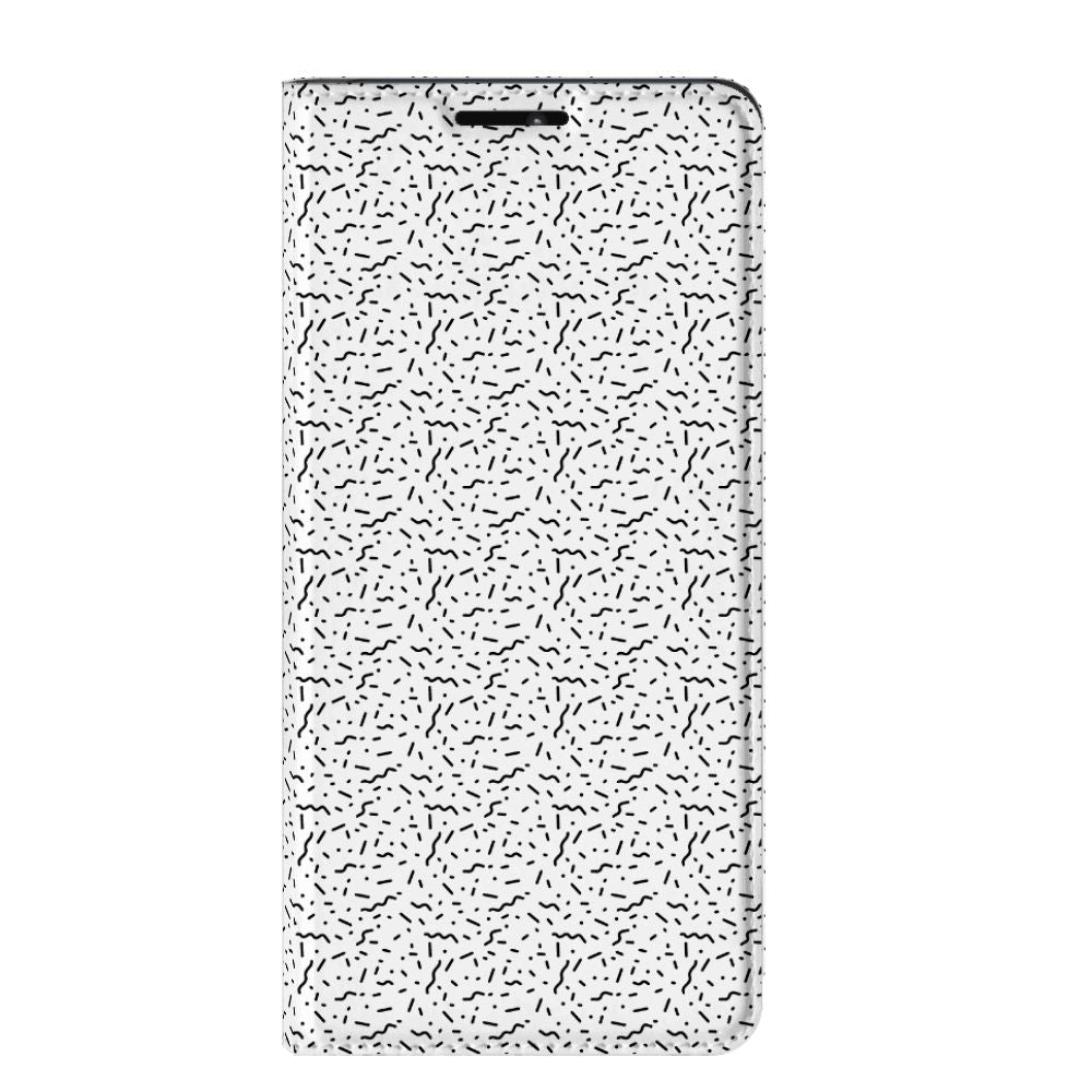 Motorola Edge 20 Pro Hoesje met Magneet Stripes Dots - B2C Telecom