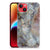 iPhone 14 Plus TPU Siliconen Hoesje Marmer Grijs
