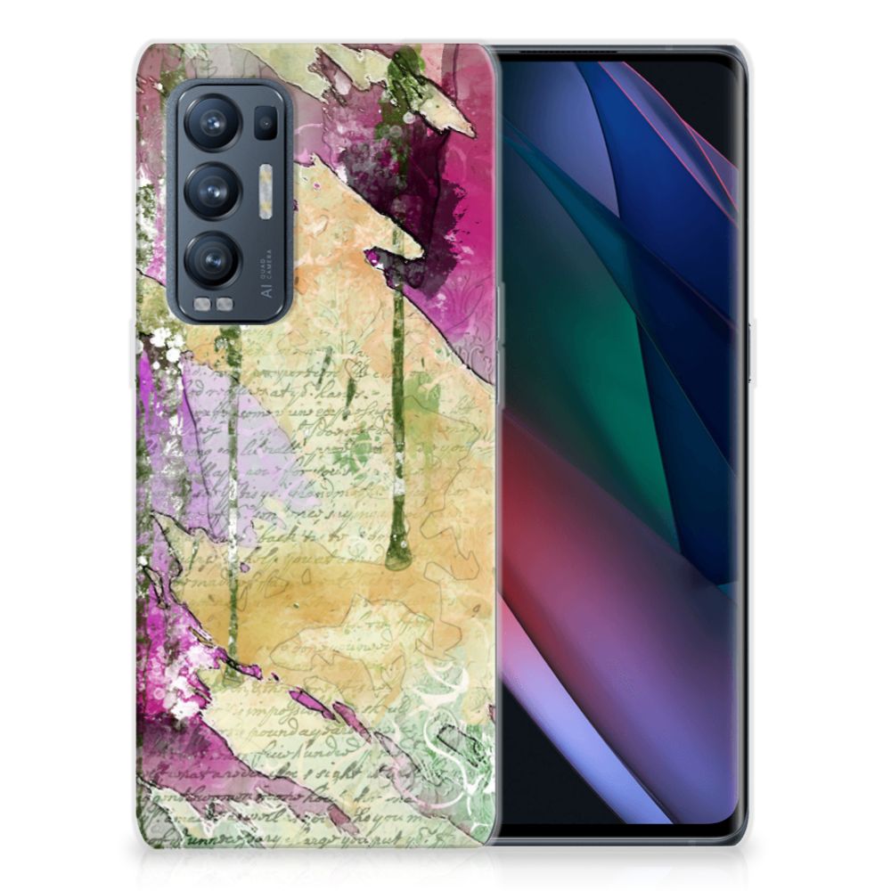Hoesje maken OPPO Find X3 Neo Letter Painting B2C Telecom