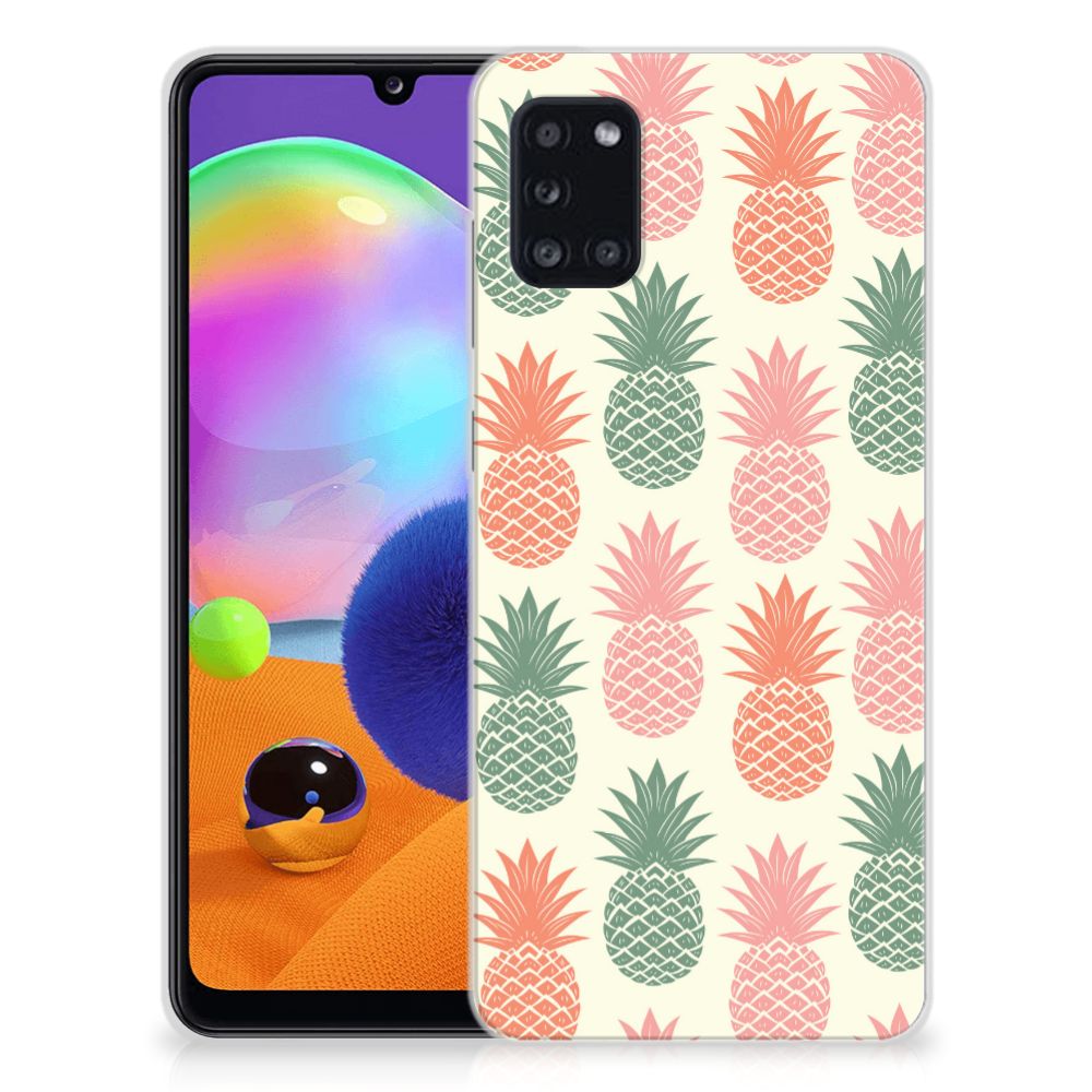 Samsung Galaxy A31 Siliconen Case Ananas B2C Telecom
