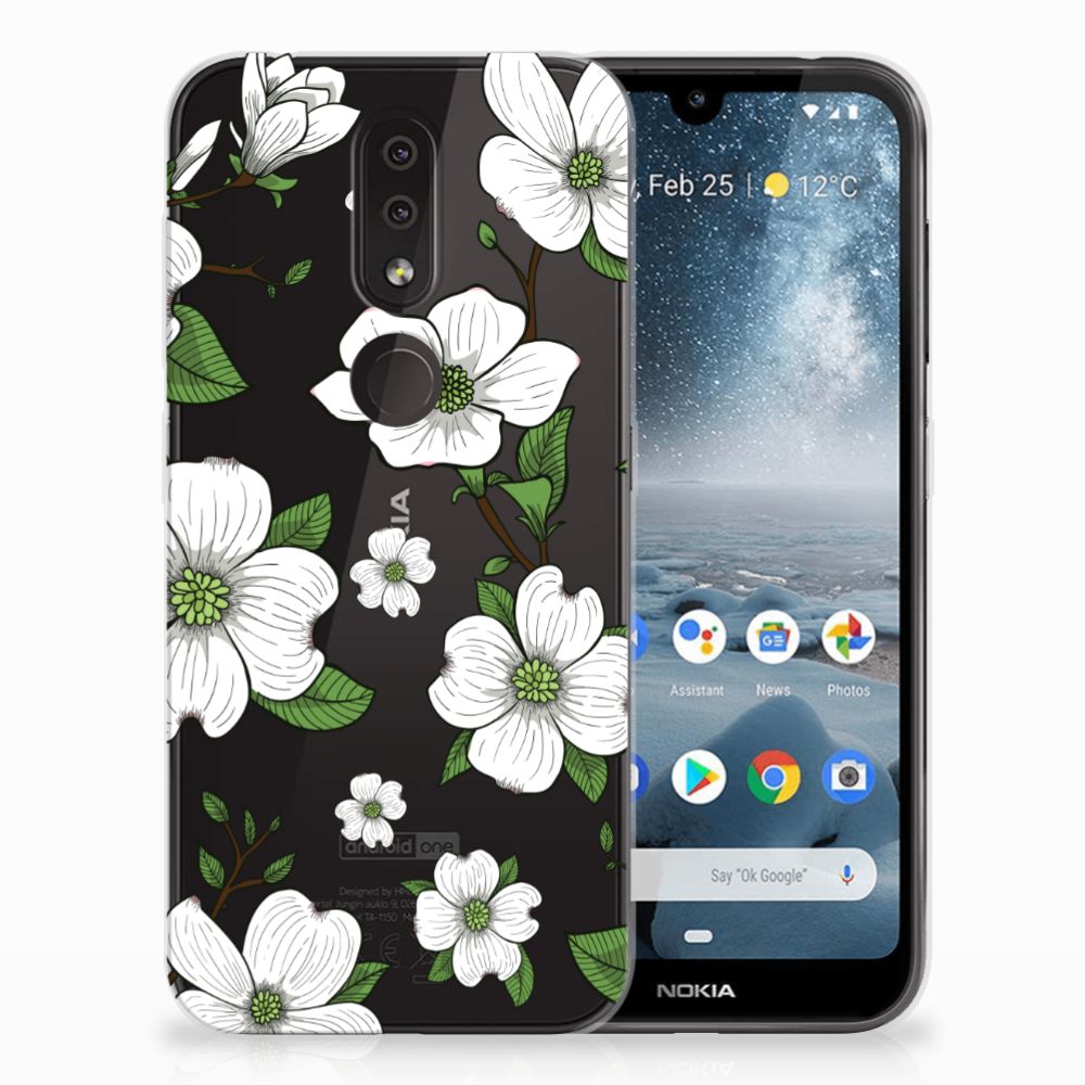 Nokia 4.2 TPU Case Dogwood Flowers