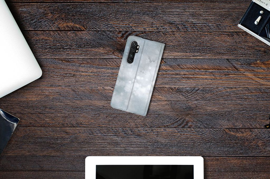 Bookcase Xiaomi Mi Note 10 Lite Painting Grey - B2C Telecom