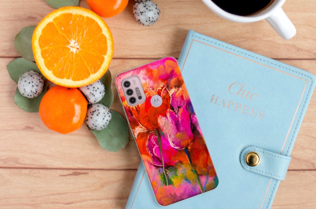 Hoesje maken Motorola Moto G30 | G10 Tulips B2C Telecom