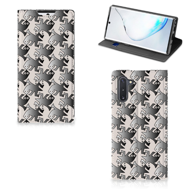 Samsung Galaxy Note 10 Hoesje maken Salamander Grey