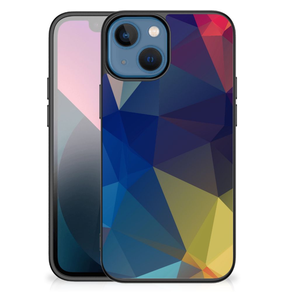 Apple iPhone 13 mini Backcover Polygon Dark