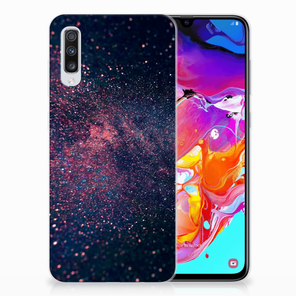 Samsung Galaxy A70 TPU Hoesje Stars