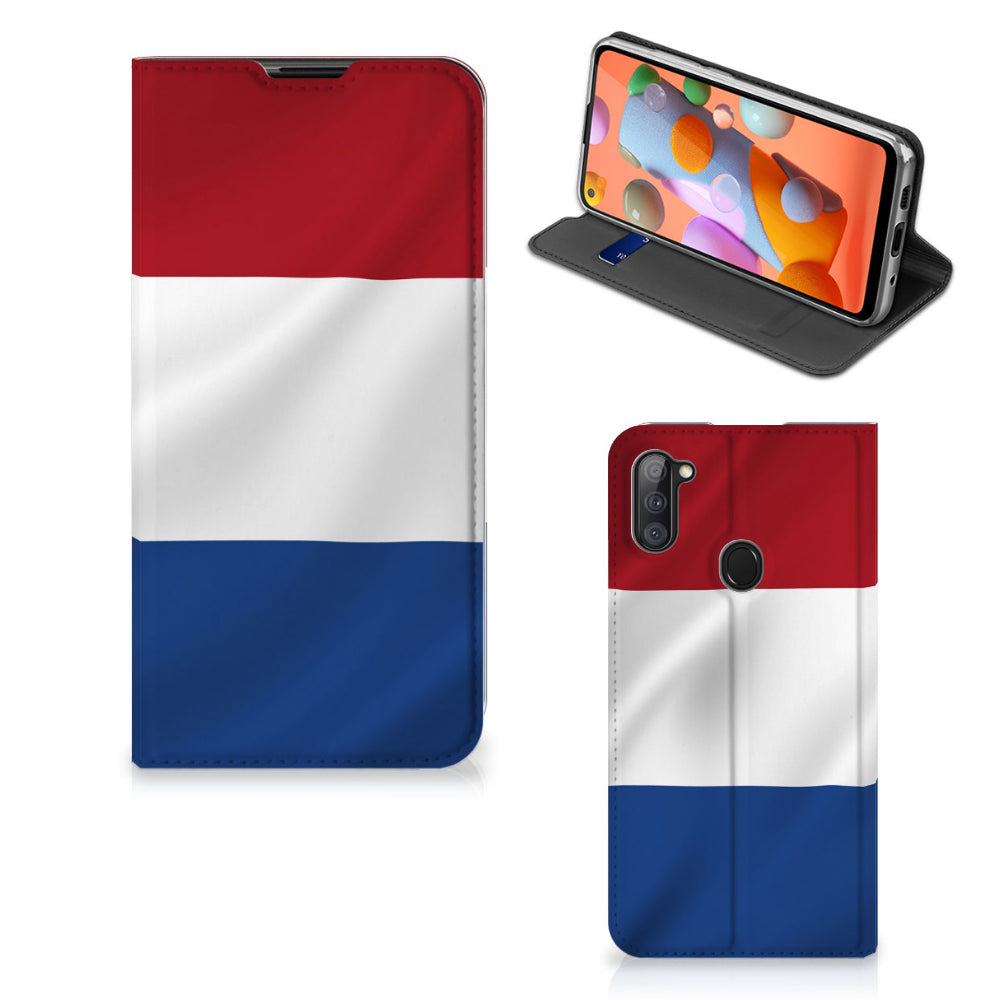 Samsung Galaxy M11 | A11 Standcase Nederlandse Vlag