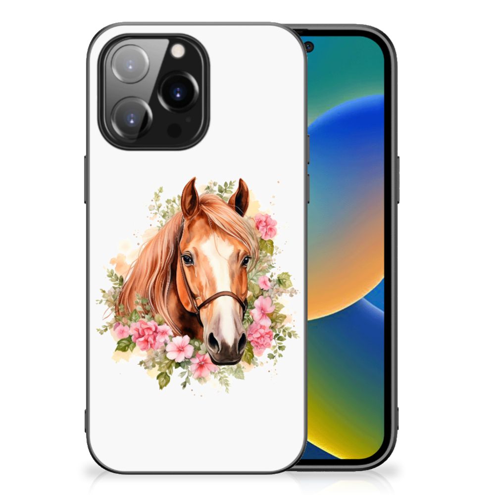Dierenprint Telefoonhoesje voor iPhone 14 Pro Max Paard B2C Telecom