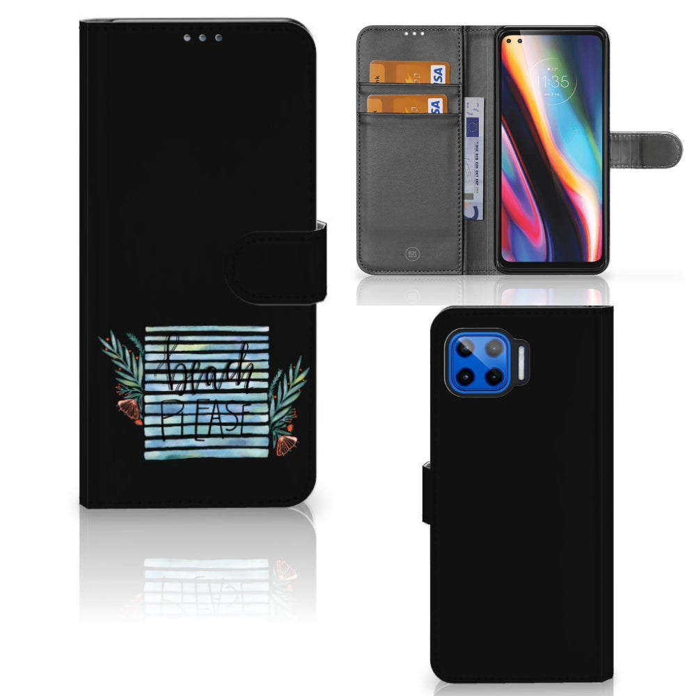 Motorola Moto G 5G Plus Leuk Hoesje Boho Beach