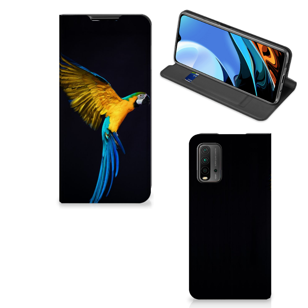 Xiaomi Poco M3 | Redmi 9T Hoesje maken Papegaai - B2C Telecom