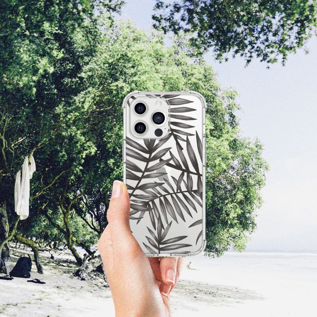 iPhone 13 Pro Max Case Leaves Grey - B2C Telecom