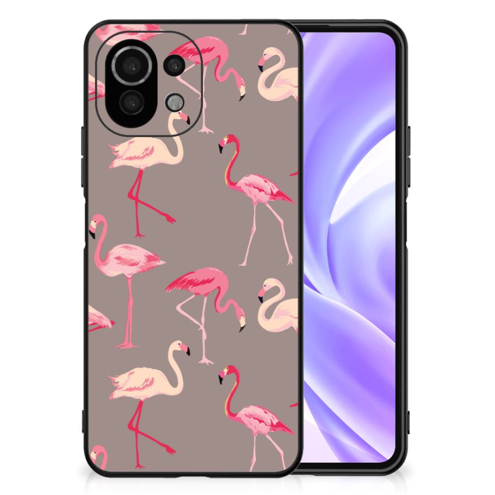 Xiaomi 11 Lite 5G NE | Mi 11 Lite Dierenprint Telefoonhoesje Flamingo