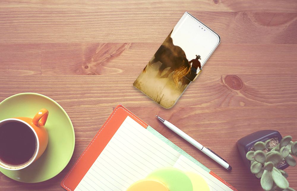 Samsung Galaxy A31 Telefoonhoesje met Pasjes Design Cowboy