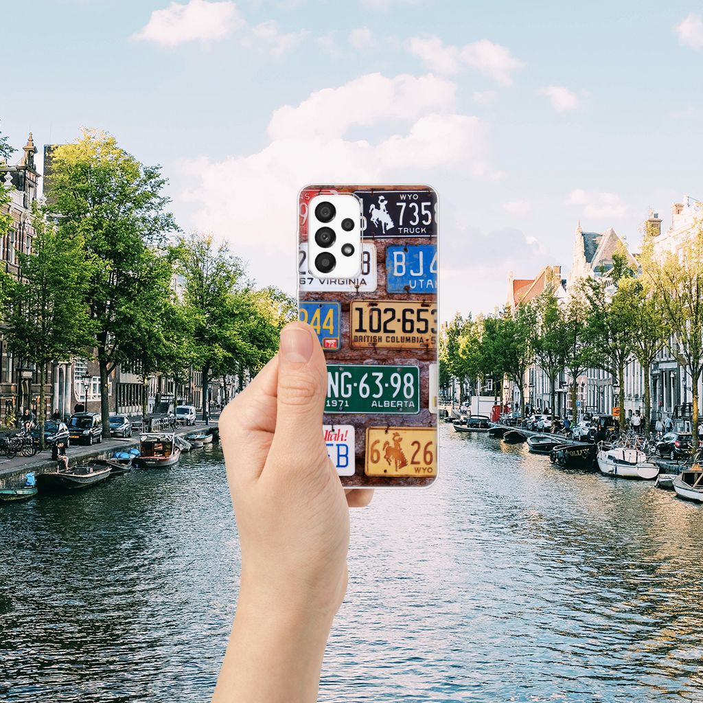 Samsung Galaxy A33 5G Siliconen Hoesje met foto Kentekenplaten B2C Telecom