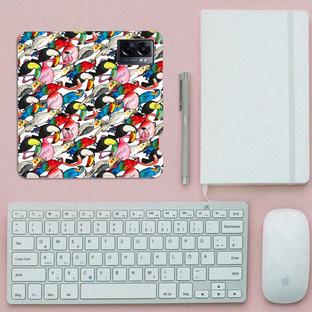 OPPO A77 5G | A57 5G Hoesje maken Birds - B2C Telecom