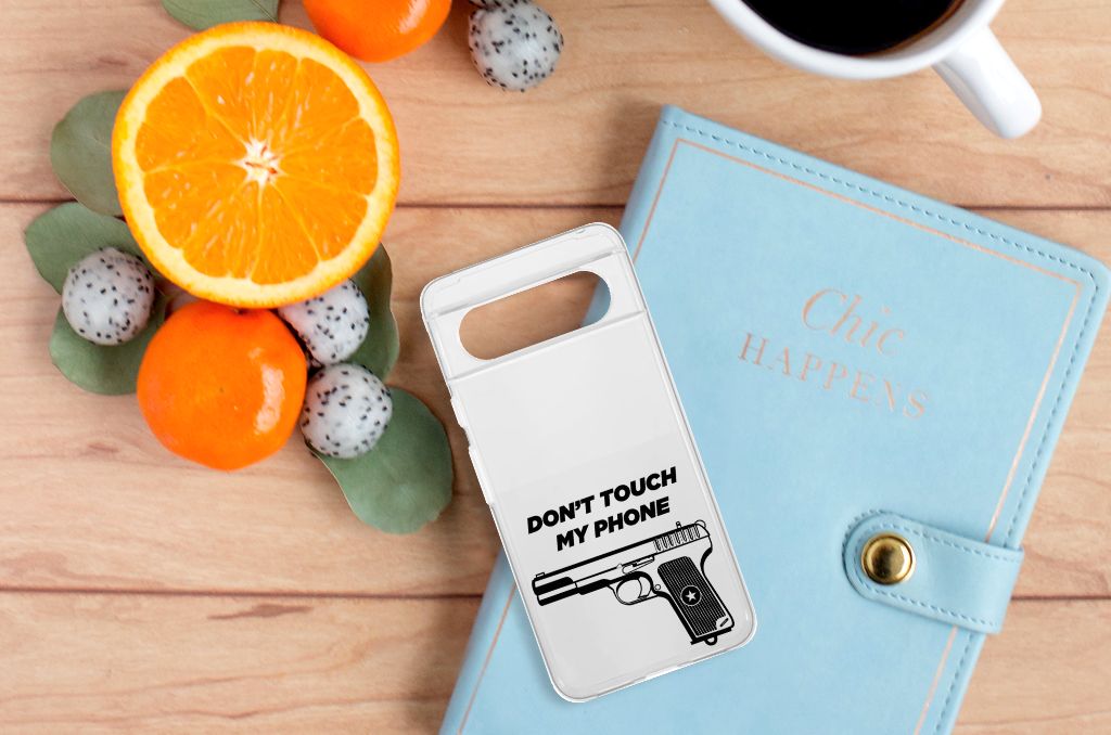 Google Pixel 8 Silicone-hoesje Pistol DTMP