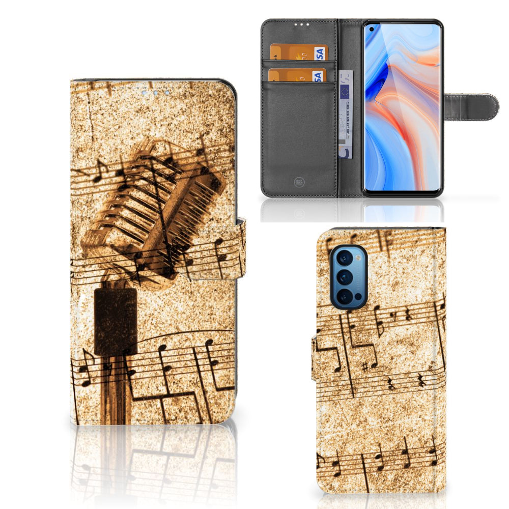 OPPO Reno 4 Pro 5G Telefoonhoesje met foto Bladmuziek