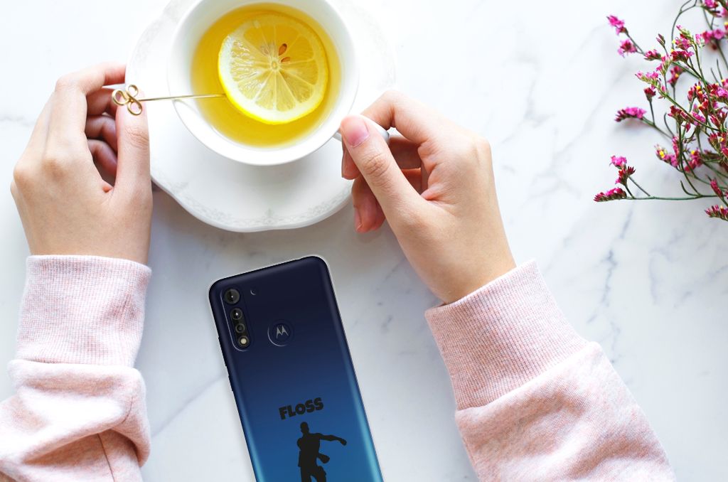 Motorola Moto G8 Power Lite Telefoonhoesje met Naam Floss B2C Telecom