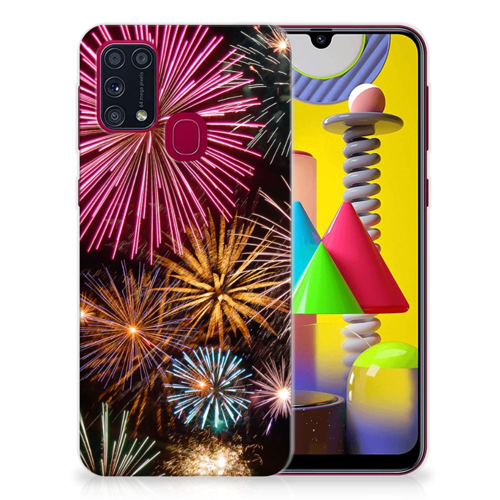 Samsung Galaxy M31 Silicone Back Cover Vuurwerk B2C Telecom