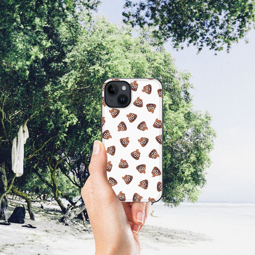 Back Case voor iPhone 15 Poep Emojis B2C Telecom