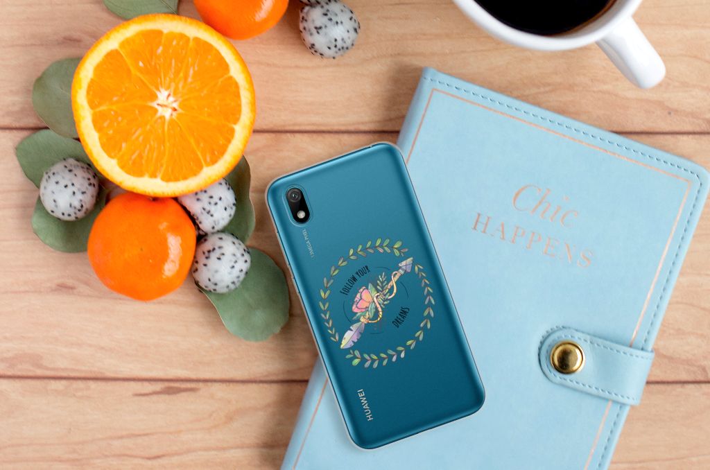 Huawei Y5 (2019) Telefoonhoesje met Naam Boho Dreams