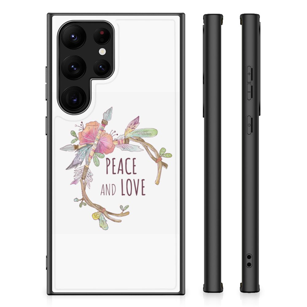 Samsung Galaxy S23 Ultra Hoesje Boho Text B2C Telecom