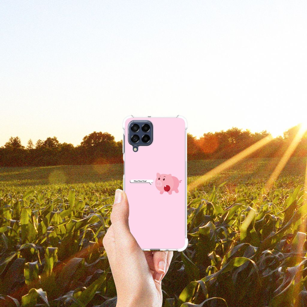 Samsung Galaxy M53 Stevig Bumper Hoesje Pig Mud B2C Telecom