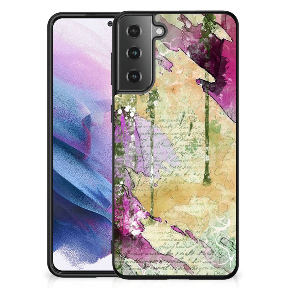 Kleurrijke Telefoonhoesje Samsung Galaxy S21 Plus Letter Painting