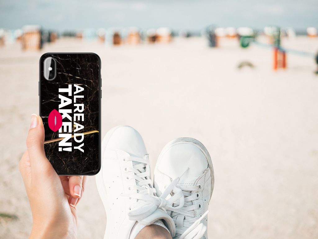 iPhone X | Xs Telefoon Hoesje met tekst Already Taken Black B2C Telecom