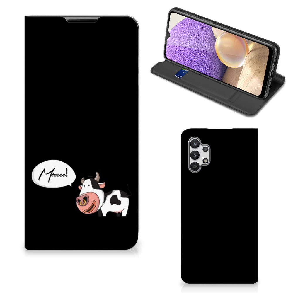 Samsung Galaxy A32 5G Magnet Case Cow - B2C Telecom