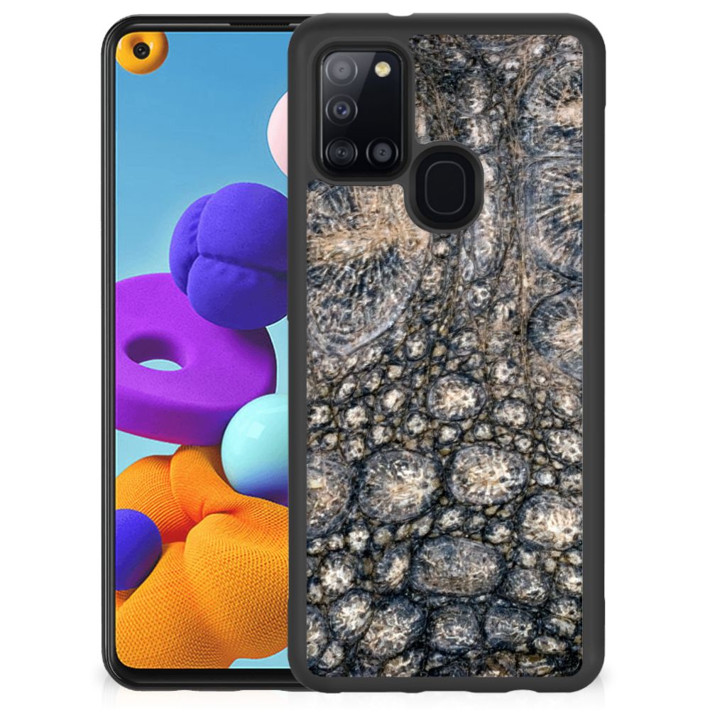 Samsung Galaxy A21s Back Cover Krokodillenprint B2C Telecom