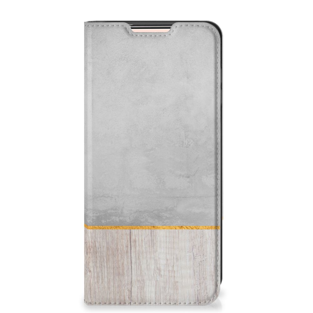 Xiaomi Redmi Note 10/10T 5G | Poco M3 Pro Book Wallet Case Wood Concrete - B2C Telecom