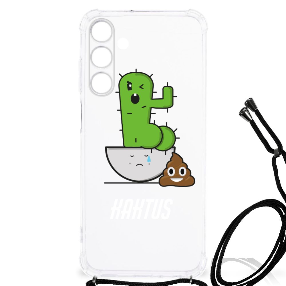 Samsung Galaxy A25 Stevig Bumper Hoesje Cactus Poo B2C Telecom