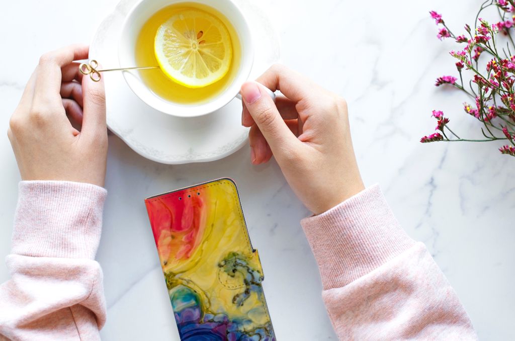 Hoesje Alcatel 1S 2020 Watercolor Dark