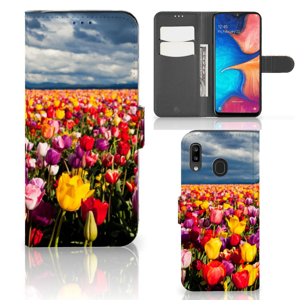 Samsung Galaxy A30 Hoesje Tulpen