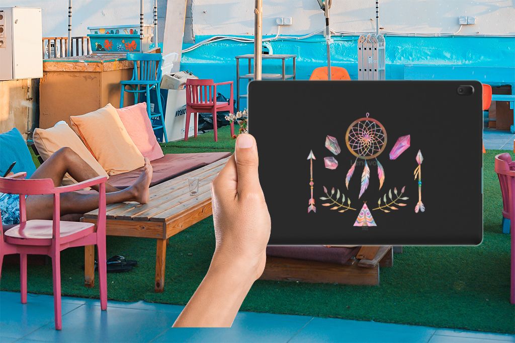 Lenovo Tab E10 Tablet Back Cover Boho Dreamcatcher