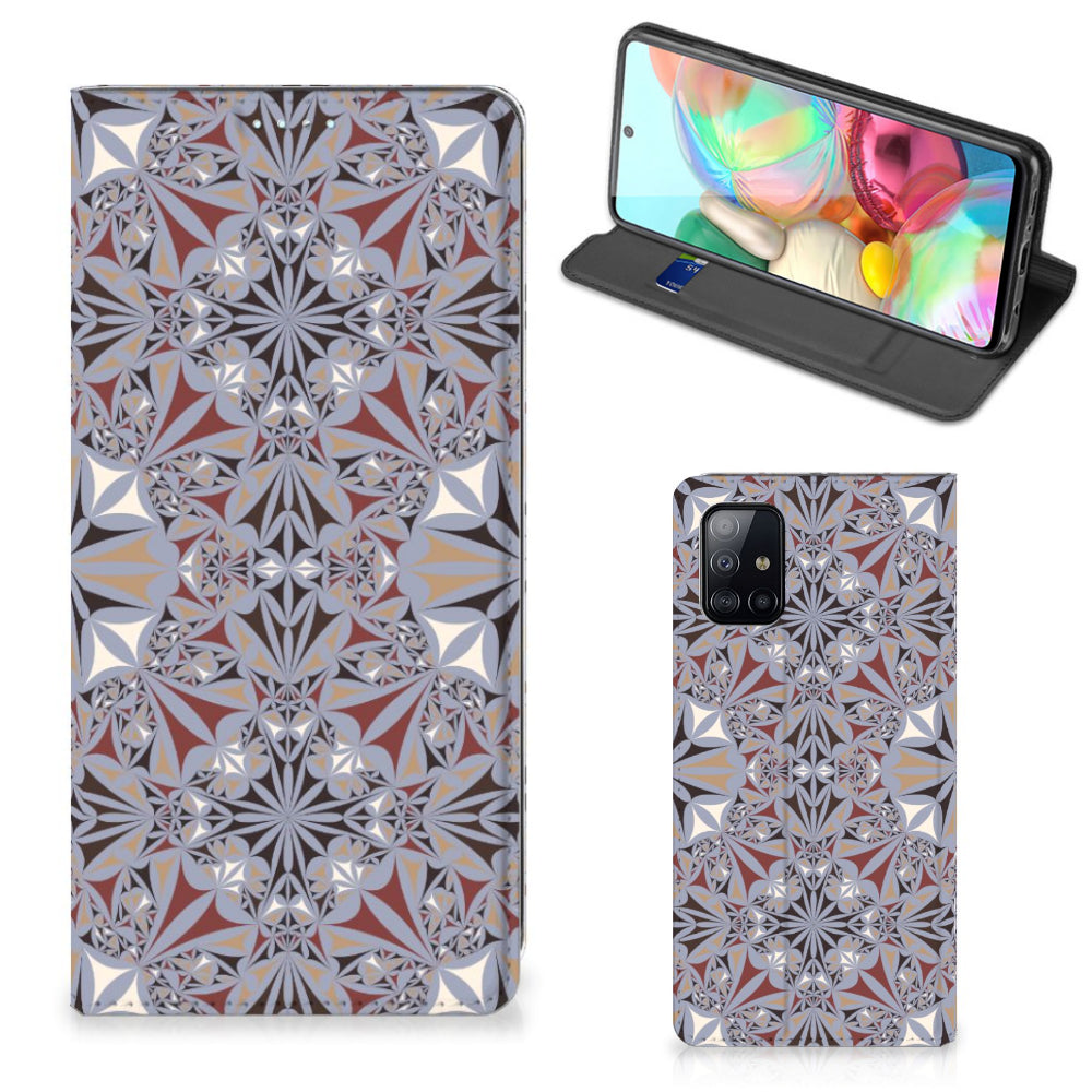 Samsung Galaxy A71 Standcase Flower Tiles