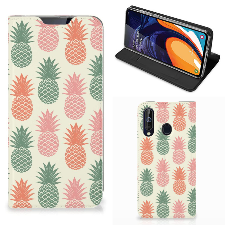 Samsung Galaxy A60 Flip Style Cover Ananas
