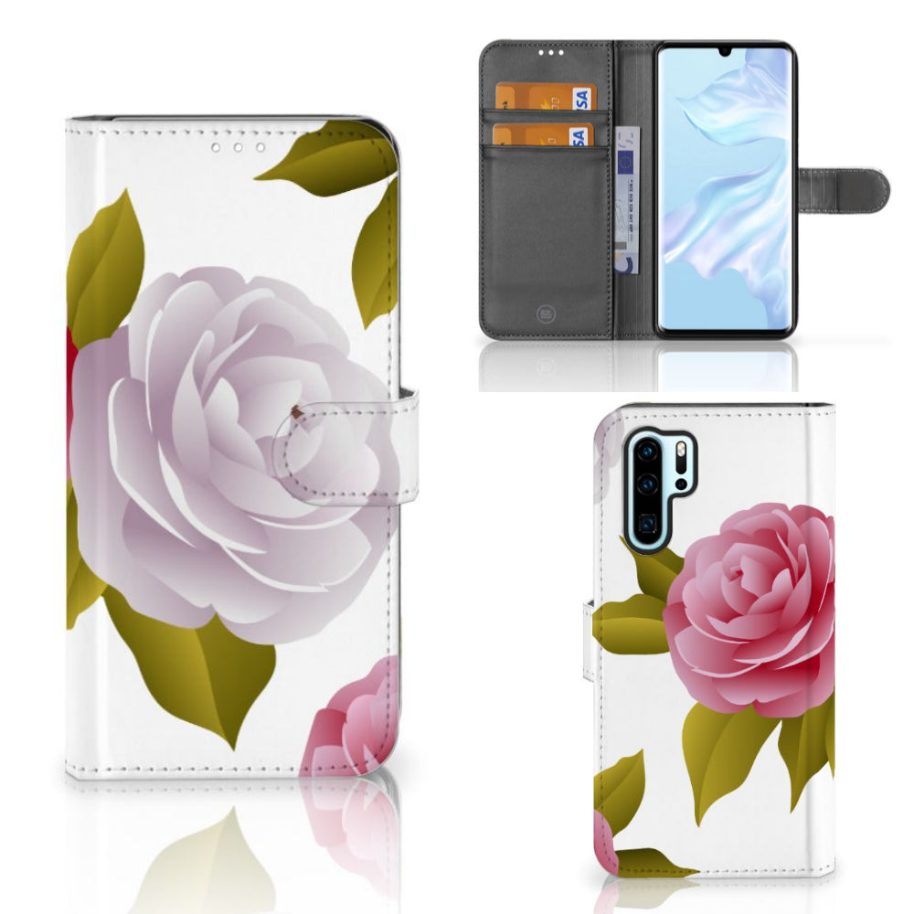 Huawei P30 Pro Hoesje Roses