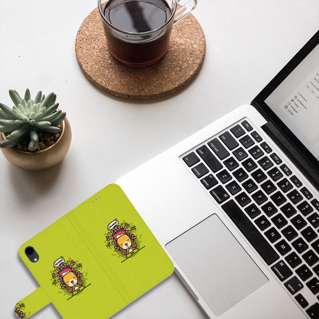 Apple iPhone Xr Leuk Hoesje Doggy Biscuit