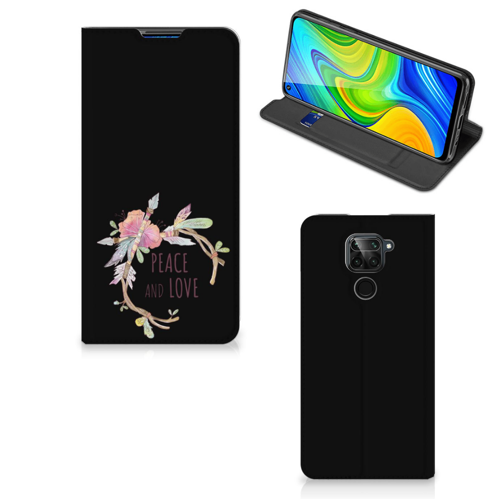 Xiaomi Redmi Note 9 Magnet Case Boho Text - B2C Telecom
