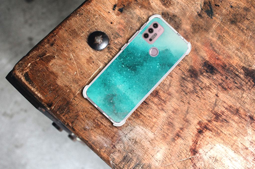 Back Cover Motorola Moto G30 | G20 | G10 Painting Blue B2C Telecom
